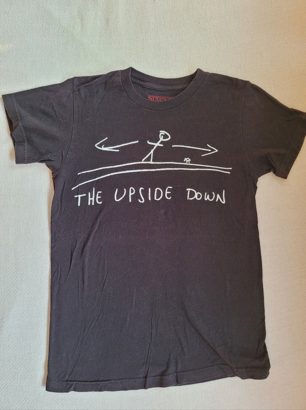 Black 'The Upside Down' Graphic Tee - Stranger Things